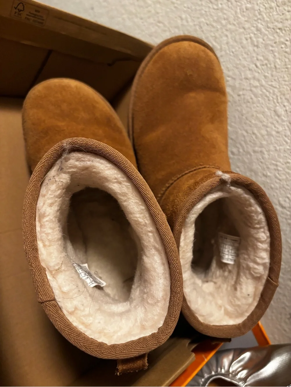 UGG Chestnut Suede Platform Booties - Women's